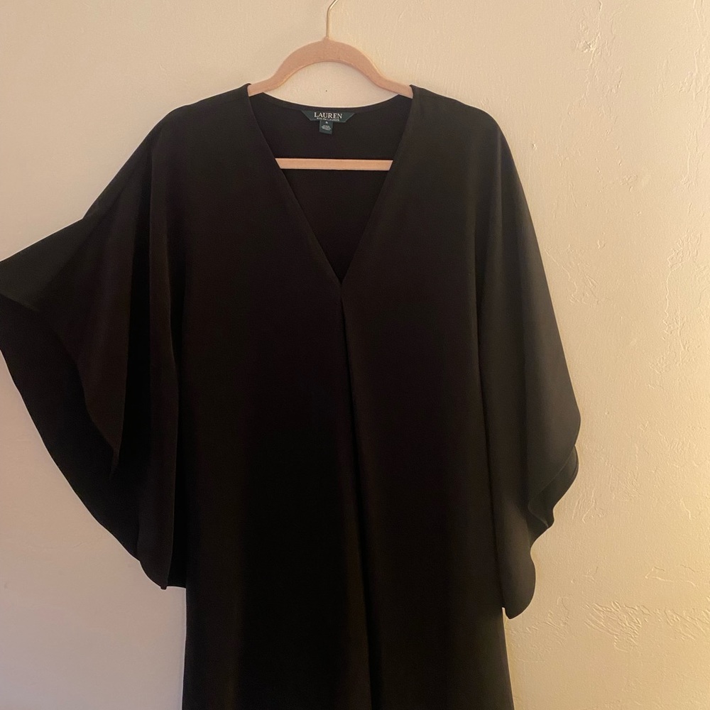 Lauren by Ralph Lauren flouncy cocktail dress— size S